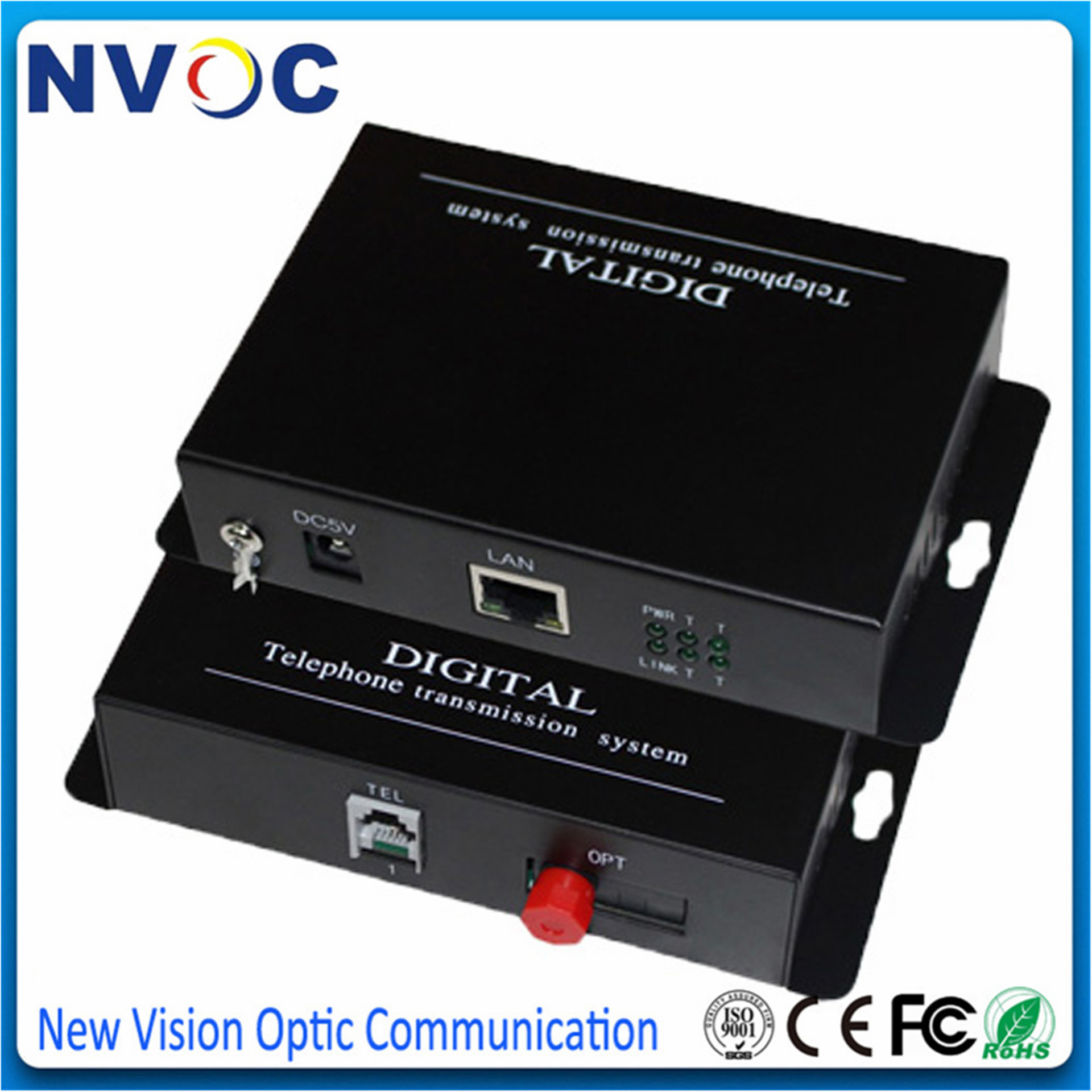 1Ch Telephone over Fiber Converter