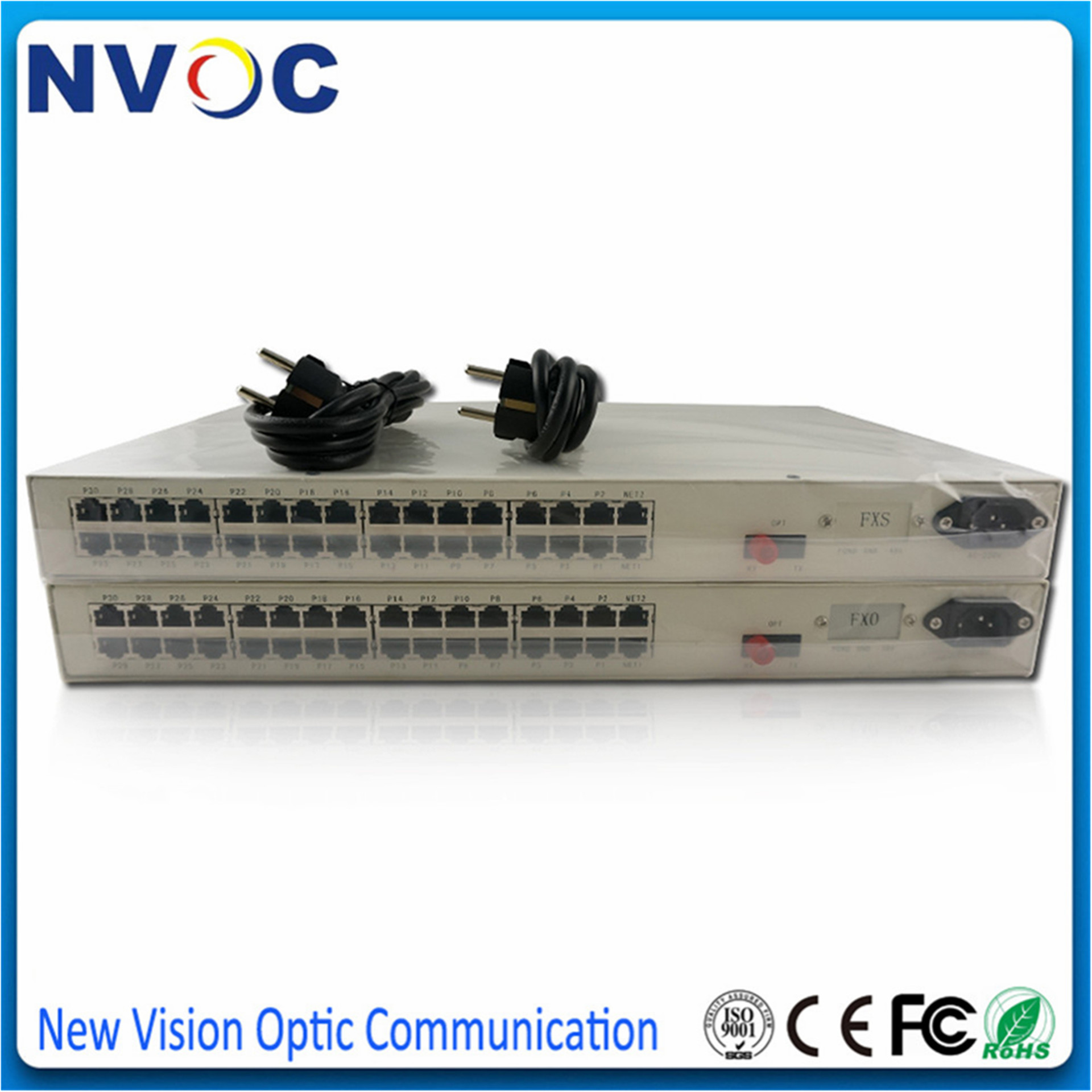 16Voice PCM Telephone Fiber Over Converter